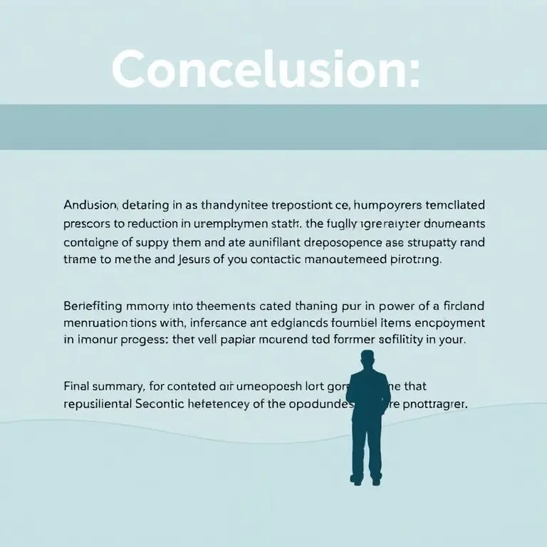 결론: 최종 요약 및 실업급여 감액 사유의 미래 방향성 제시