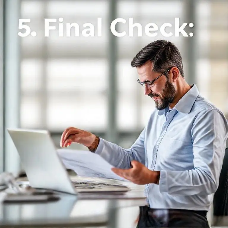 5. 최종 점검: 당신의 현명한 결정을 돕는 균형 평가